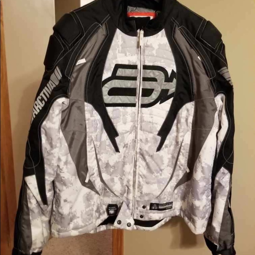 Arctiva snowmobile coat and bibs